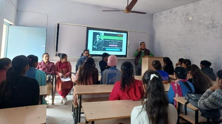 National Mathematics Day celebrated in College Sugh Bhatoli