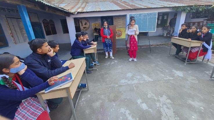 Sneha won the speech competition