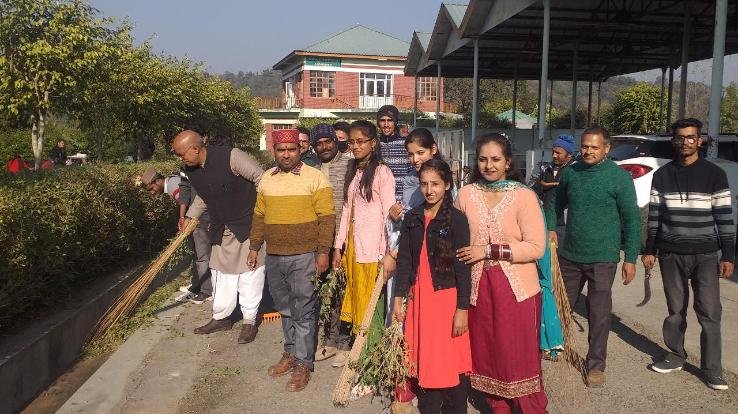 Grammar department of Vedvyas campus also fulfilled its responsibility