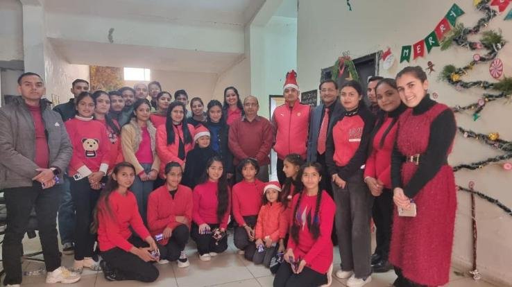 Christmas festival celebrated with pomp in Arni University