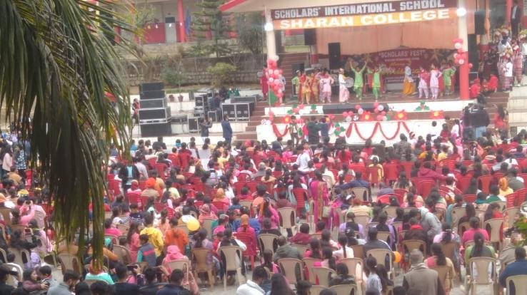 Scholar's School along with Ghurkadi Sharan College also painted in the color of fate