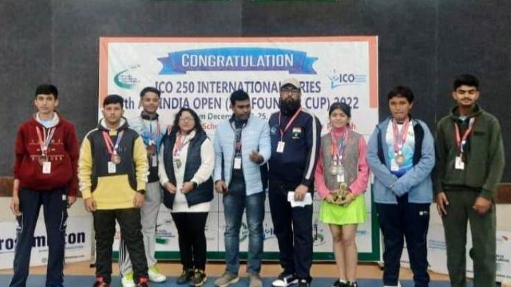 Himachal won 13 gold in international crossminton competition held in Greater Noida