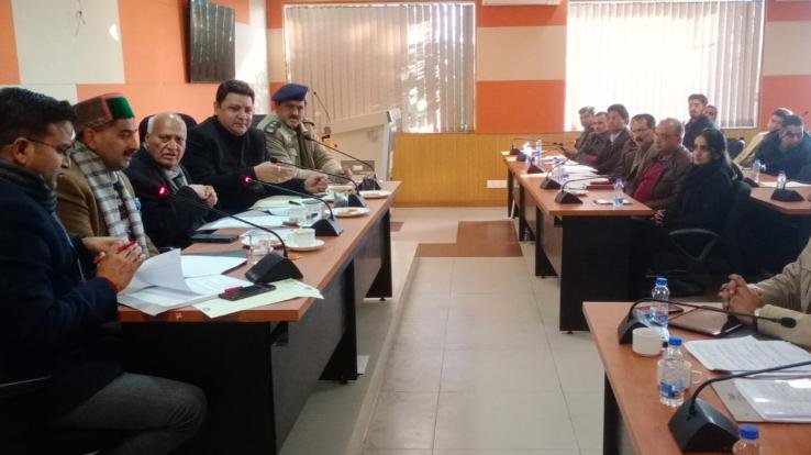 review meeting was held regarding the arrangements for the winter session of the Vidhansabha.