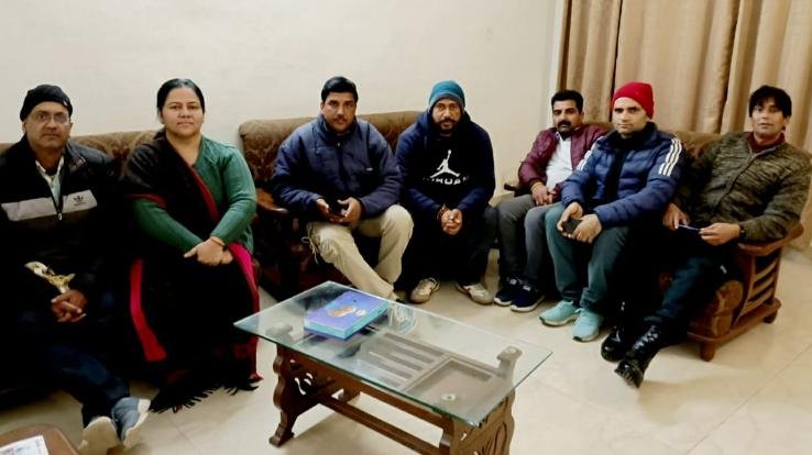 Press Club meeting was organized in Public Works Department Vishram