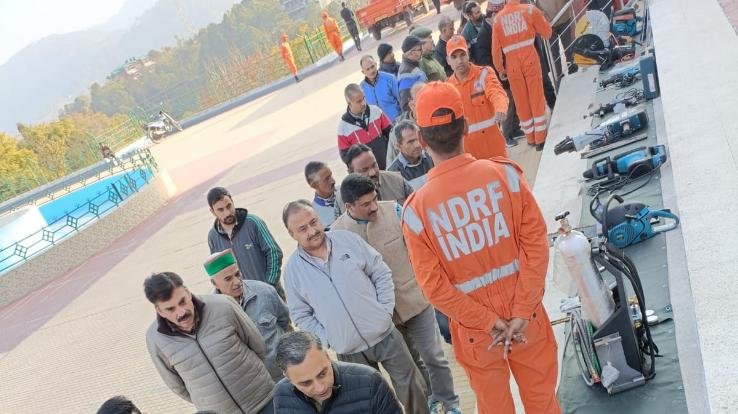 NDRF team will conduct an awareness exercise in Solan district from January 04 to 17