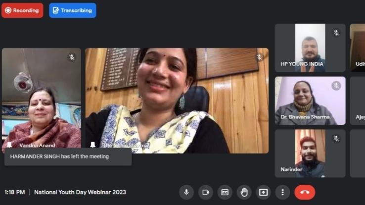 Nada India Foundation organized a webinar on National Youth Day