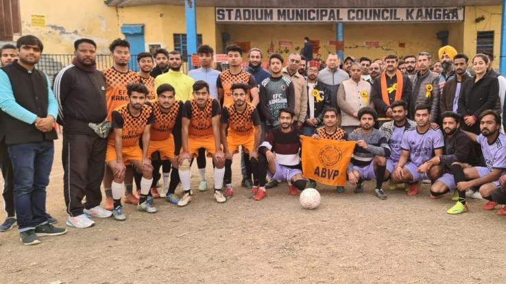 The final match of the football tournament was organized in the Municipal Council ground, the Youngsters Football Club became the winner.