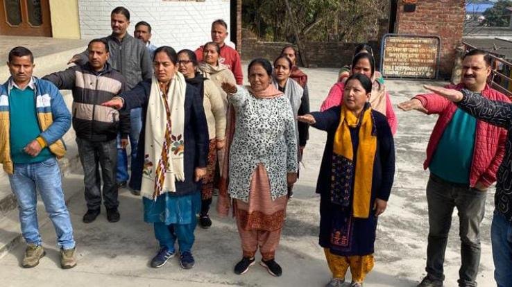 Inauguration of Beti Bachao, Beti Padhao awareness campaign in Paragpur block.