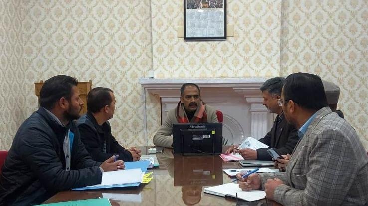  Rural Development and Panchayati Raj Minister reviewed the development works