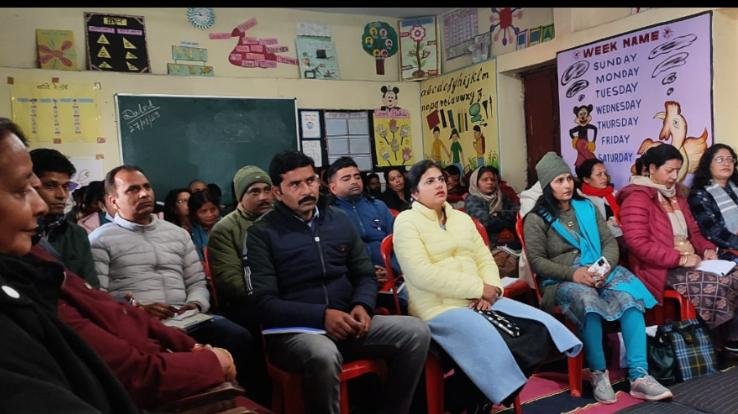 45 teachers are taking training on basic literacy and numeracy