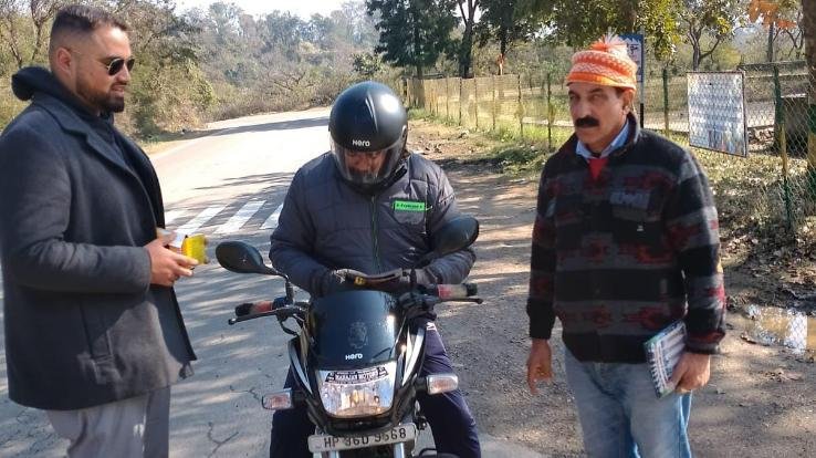 Those who follow traffic rules were honored