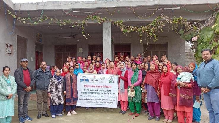  Farmers distributed information about coarse grains