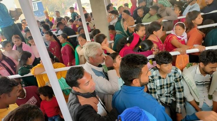 Crowds of devotees gathered on the three-day district level Mahashivratri festival