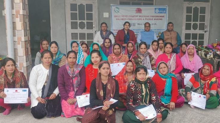 Dadasiba's women learned how to make pickle chutney