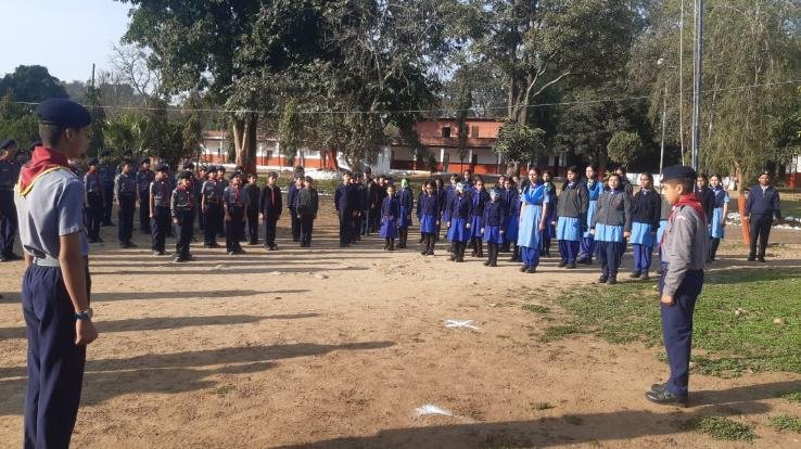 Scout and Guide World Thinking Day celebrated at Kendriya Vidyalaya Naleti