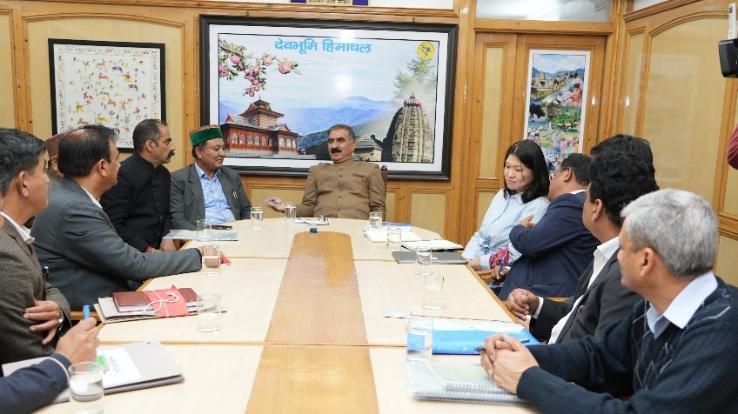 Asian Development Bank's PRF mission team met Chief Minister Sukhu