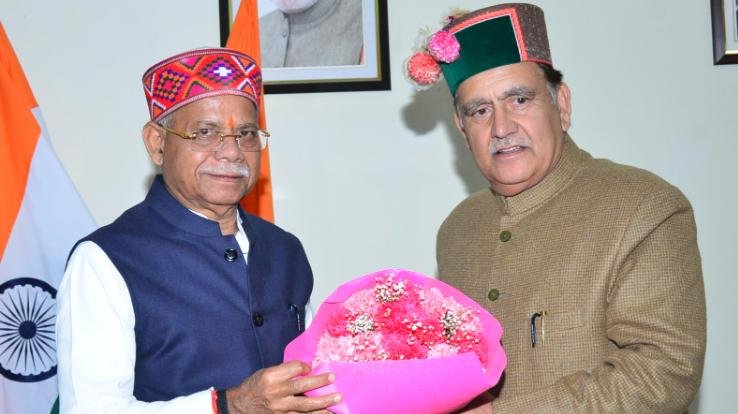  Shimla: Assembly-Speaker-Pathania-met-the-Governor