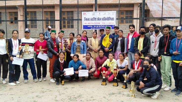 Kinnaur: Nehru Yuva Kendra organized a two-day district level sports competition