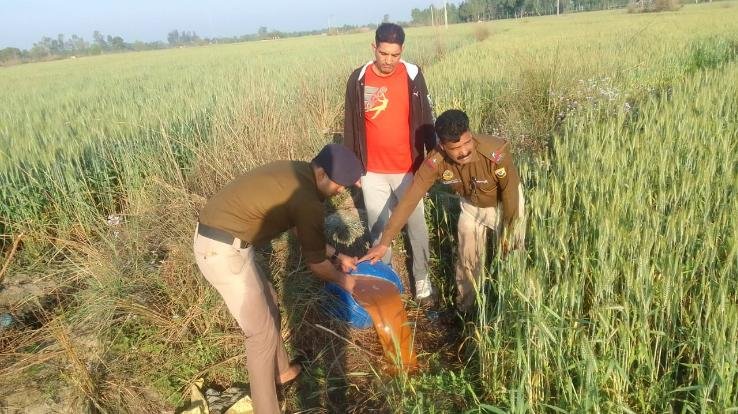 Police-destroyed-four-lakh-milliliters-of-raw-lahan-in-Belyzta