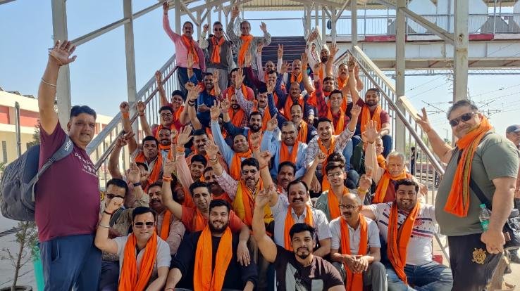 Jai Balaji Group Jwalaji Khatu Shyam leaves for Mehndipur and Salasar