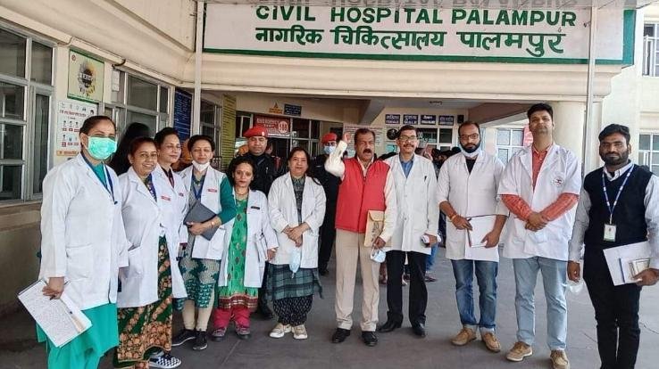 SHARE India team inspected Palampur hospital