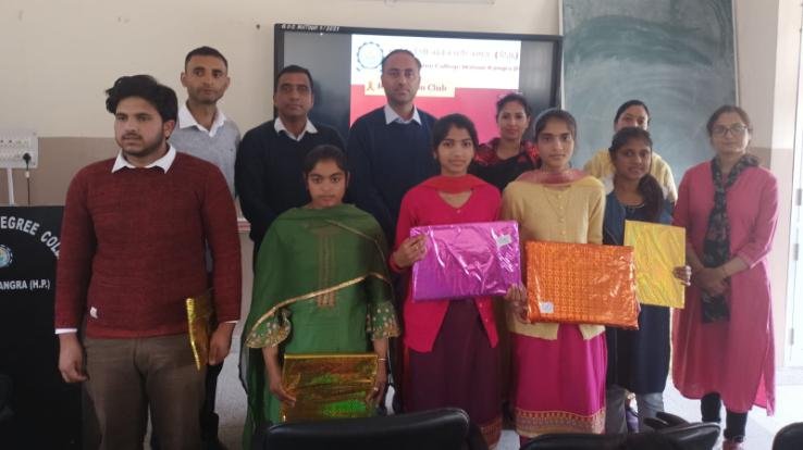 Red Ribbon conducted speech competition in Matour College