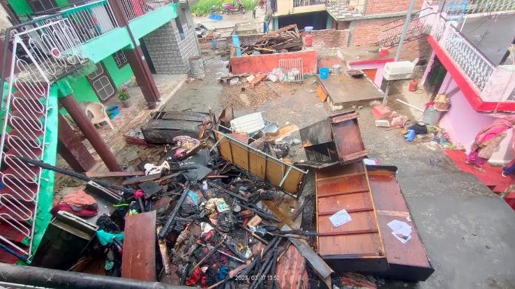 House fire in Bajdoh of Bhoranj, loss of 20 lakhs