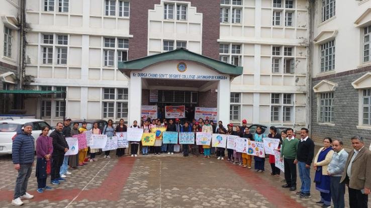 Slogan writing competition organized in Jassinghpur College