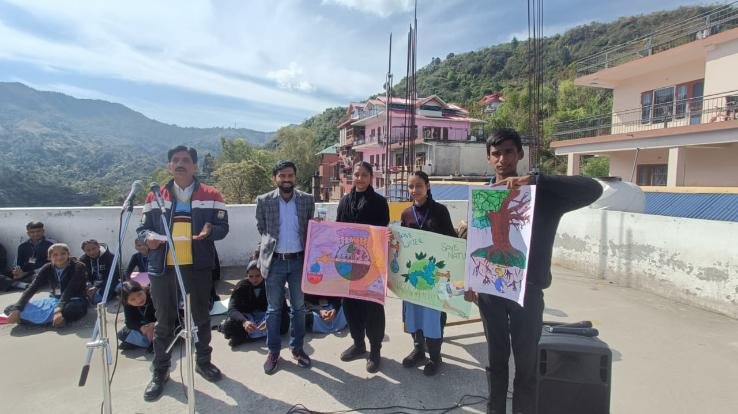 Importance of water conservation told to the trainees at ITI Darlaghat