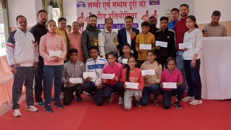 Ishant, Shagun, Ayan and Rashi won the running events