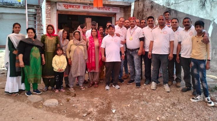  Panchrukhi: On the fifth Navratri, Bhandara was planted in Panchrukhi market