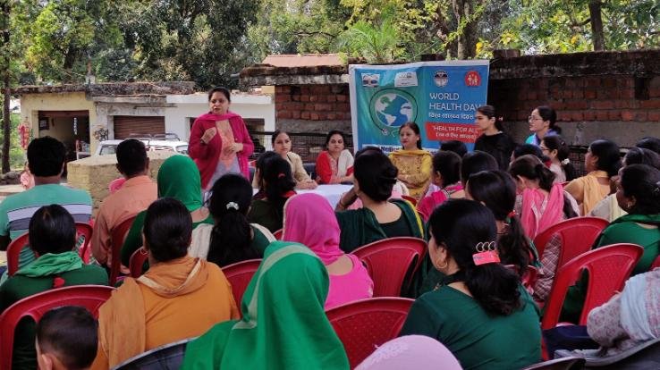 Kangra: World Health Day celebrated at Primary Health Center Chadi