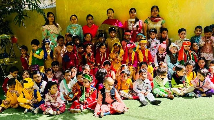 Solan - Baisakhi festival celebrated with enthusiasm in EuroKids School