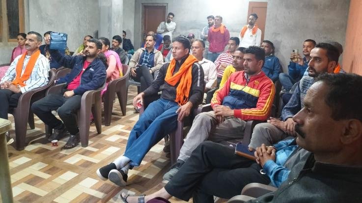  Joint meeting of Devbhoomi Kshatriya Sangathan and Savarna Morcha held in Darlaghat