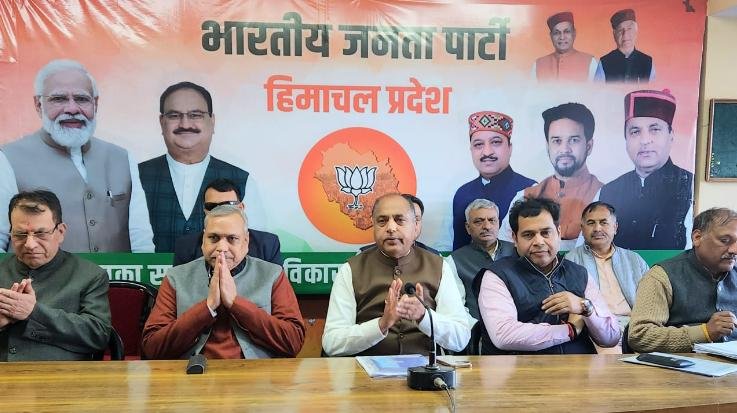 Shimla: BJP held a meeting in Deepkamal Chakkar regarding municipal elections
