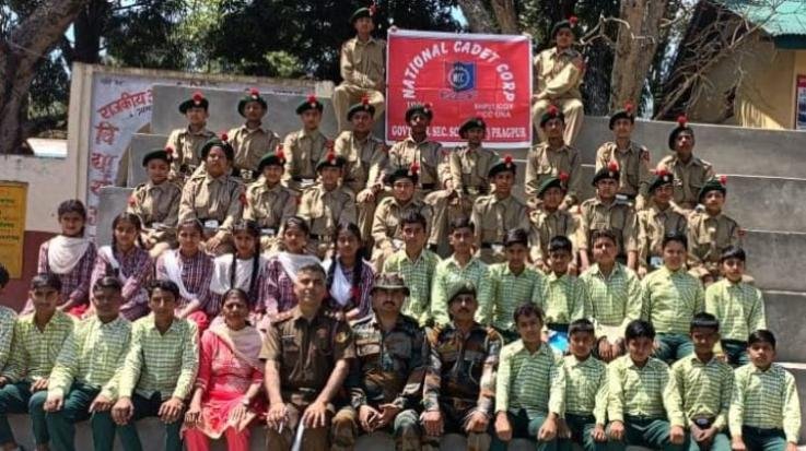Dehra: 25 students admitted to NCC in Paragpur school