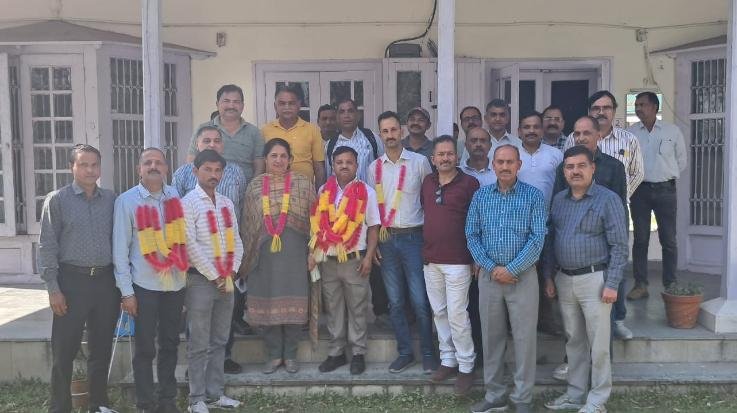 Dehra: Amit Kaushal became the President of Non-Gazetted Employees Federation Dehra