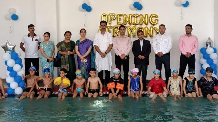 Indora: Swimming pool inaugurated at Vijay Memorial School