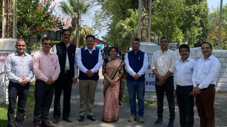 Dharamshala: Vallabhbhai Patel University Mandi team inspected Dharamshala College 11