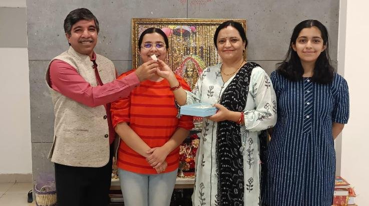 Rakkar: Ashita Sharma of Rakkar secured 97.4% marks in CBSE 12th