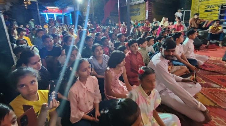 Darlaghat: Adarsh ​​Sewa Dal Market Committee organized Bhagwati Jagran in Darlaghat