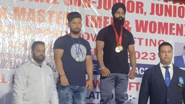  BB Fitness Center Raihan won three medals in the State Power Lifting Championship