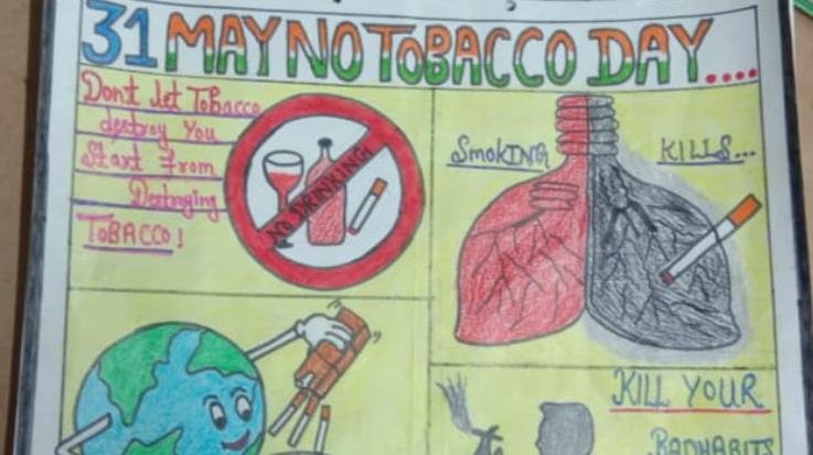 Nirmand: Celebrated World Tobacco Prohibition Day in school