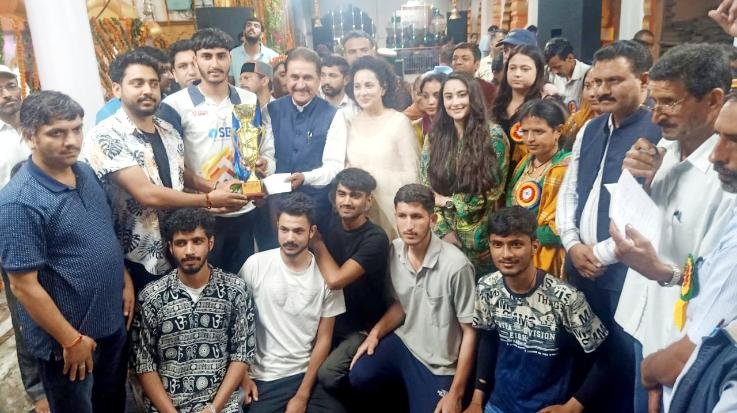  Kunihar: VSLM College Chandi's team was runner-up in Chandi Mela volleyball competition