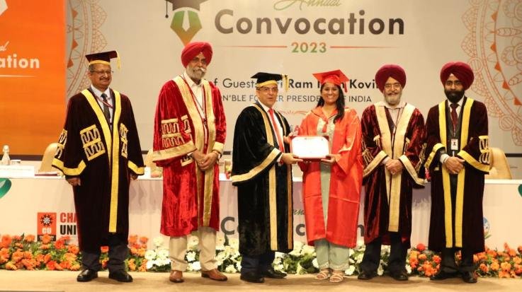 Jaswan-Paragpur: Former President awarded Savanna's Priyanka with PhD degree