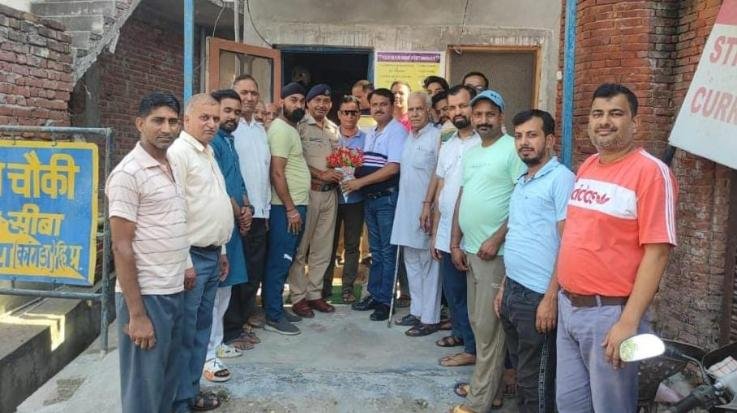 Dadasiba outpost in-charge Kishore Chand honored