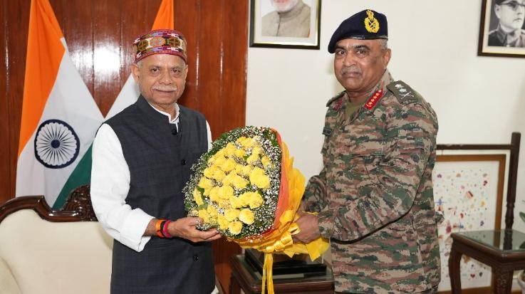 Shimla: Army Chief General Manoj Pandey met the Governor