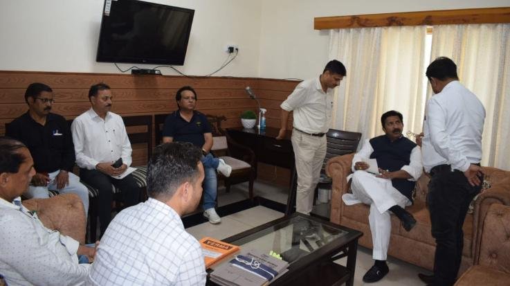 Dharamshala: Deputy Chief Minister held back to back meetings in Jwalamukhi