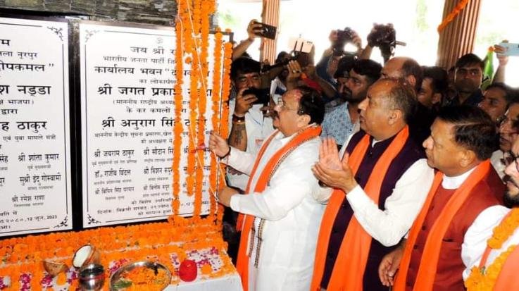  Nurpur/Shimla: Nadda inaugurated two district offices