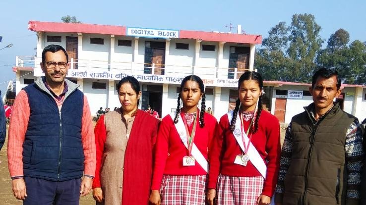 राज्य स्तरीय गणतंत्र परेड के लिए हुआ वनीता और कनु का चयन 